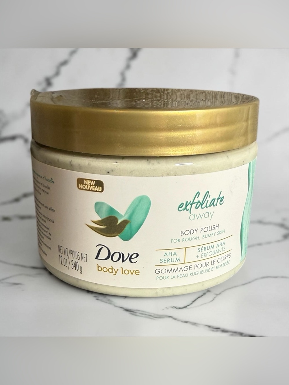 🏷️‼️5/$25🏷️‼️💚DOVE💚Body Love Exfoliate Away Body Polish/NIP